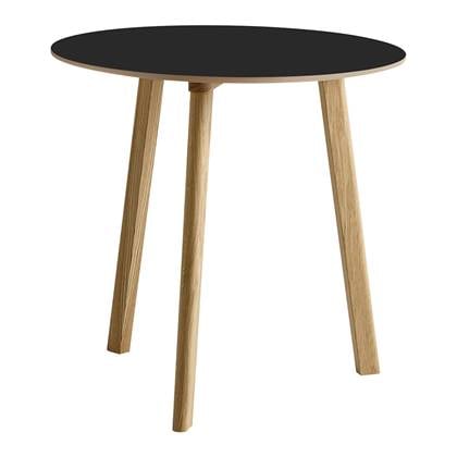 HAY CPH Deux 220 2.0 Eettafel - Ink Zwart / Eiken 