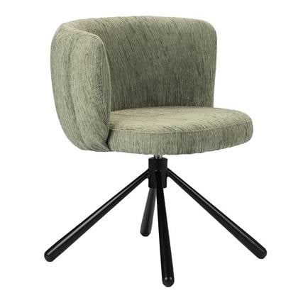 Shell Rotating Chair Crocodile Green