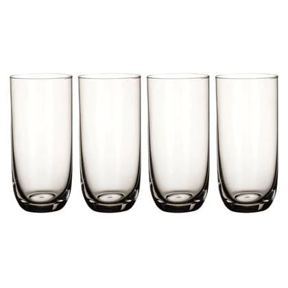 Villeroy & Boch Longdrinkglazen La Divina - 440 ml - 4 stuks Transparant