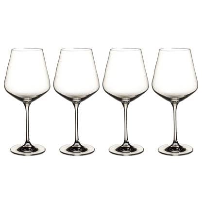 Villeroy & Boch Rode Wijnglazen La Divina - 470 ml - 4 stuks Transparant