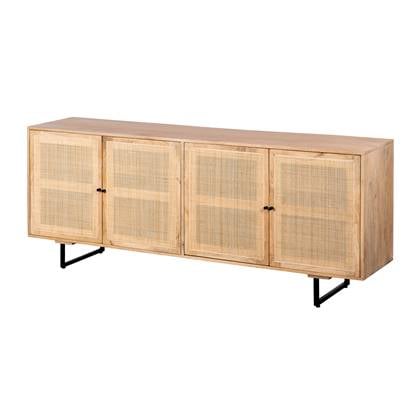 Lewis & Loft Dressoir Lucas - Met 4 deuren - FSC® mangohout Bruin