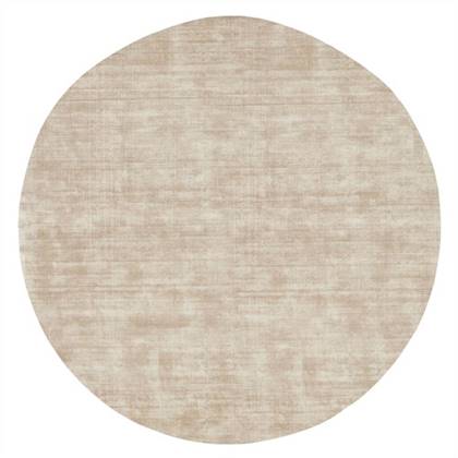 Must Living Carpet La Belle round large,Ø250 cm, beige, 100% viscose