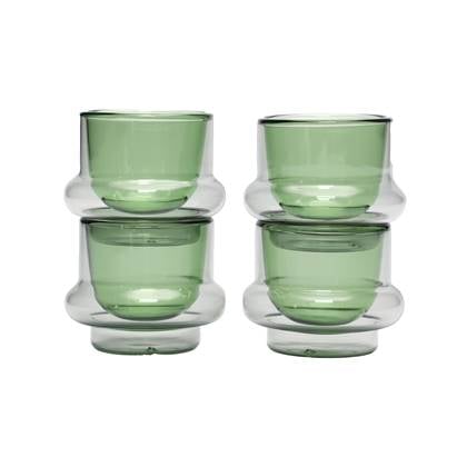 Tom Dixon Bump espresso mok set van 4 groen