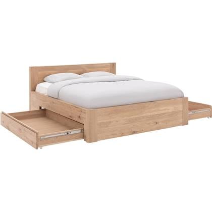 Goossens Bedframe Bibi - 140 x 200 - Eiken naturel - Hout