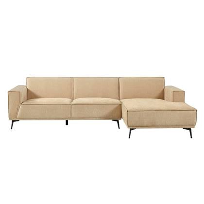 Anli-Style Tower living Leeds 2,5-seater AL + Chaise Lounge R Beige