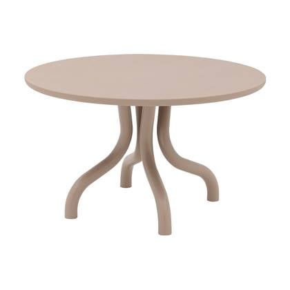 Goossens Excellent Eettafel Matera, Rond 130 cm Bruin