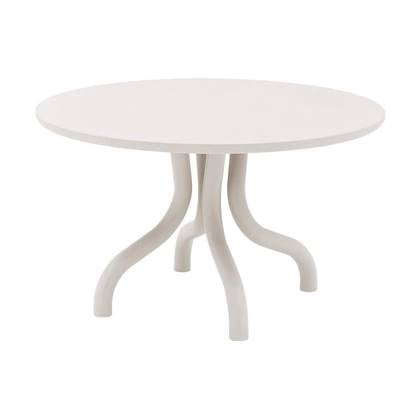 Goossens Excellent Eettafel Matera, Rond 130 cm Wit