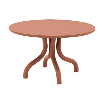 Goossens Excellent Eettafel Matera, Rond 130 cm Rood