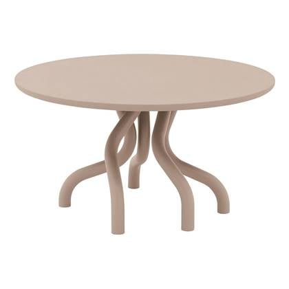 Goossens Excellent Eettafel Matera, Rond 140 cm Bruin