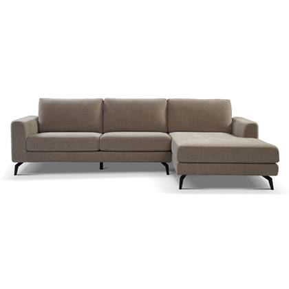 Anli-Style Tower living Highlands 2,5-AL + Chaise R Beige grey