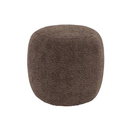 Goossens Hocker Lizz in boucle mokka Bruin
