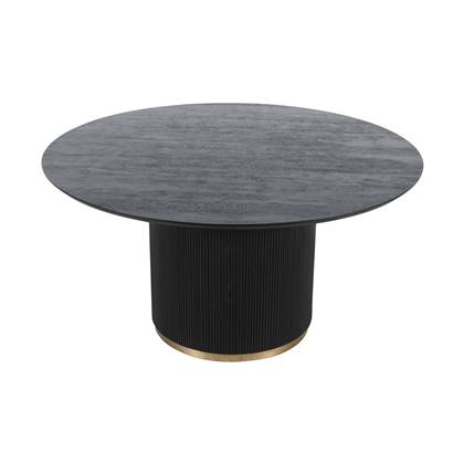 PTMD Xelle Black Dining Table Zwart
