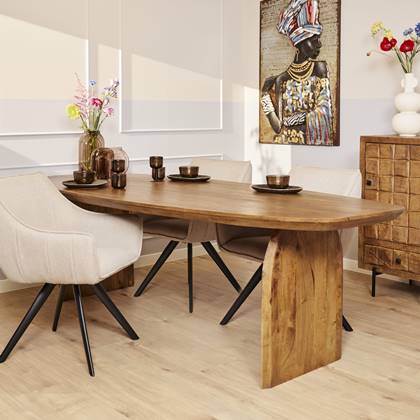 Starfurn Eetkamertafel Tense | 300 cm Groen
