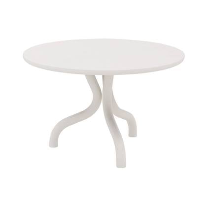Goossens Excellent Eettafel Matera, Rond 120 cm Wit