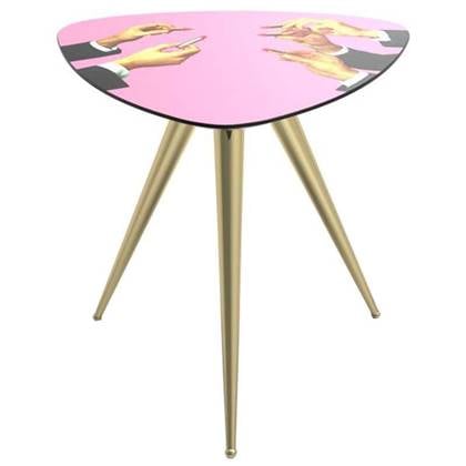Seletti Toiletpaper bijzettafel pink lipsticks Roze