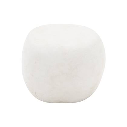 Goossens Bijzettafel Pebble, 51 x 48 cm Wit