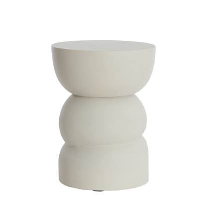 Light & Living Light&living Bijzettafel Ø35x45 cm AZALIO crème Beige