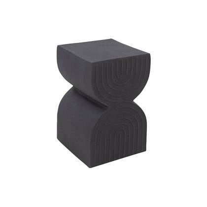 Goossens Bijzettafel Mikkel, 31x31 cm Zwart