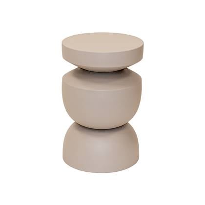 Kick bijzettafel Cis - Beige Bruin