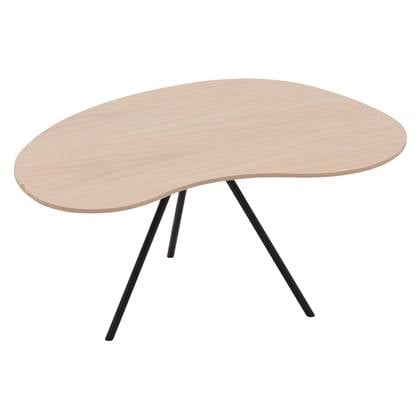 Goossens Salontafel Saya in Eiken gelakt room Wit