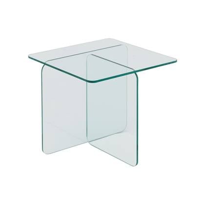 Goossens Salontafel Davey in Transparant glas