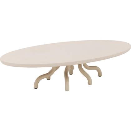 Goossens Tafel Matera in Leefbeton grint Wit