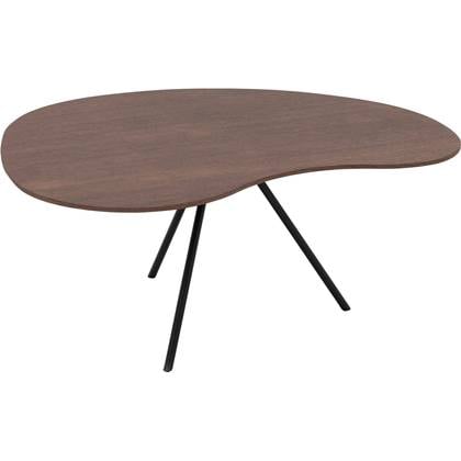 Goossens Salontafel Saya in Eiken soft touch lak notenkleur Bruin