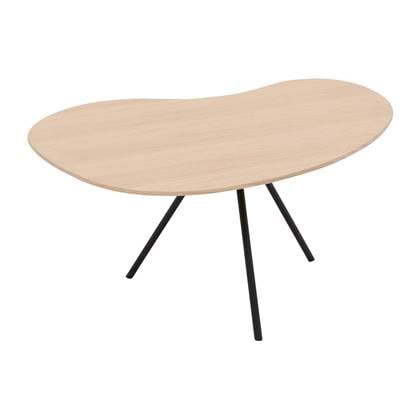 Goossens Salontafel Saya in Eiken olie Wit