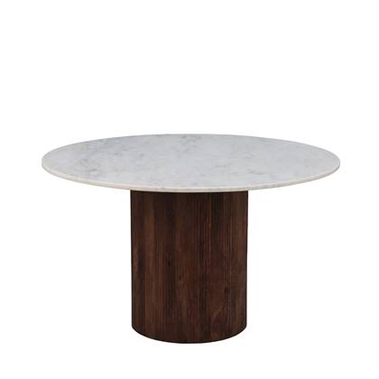 Eettafel Parijs rond 130cm Bruin