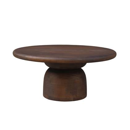 Salontafel Lissabon rond 80cm Bruin