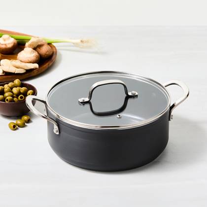 ISENVI Victoria Forged keramische kookpan 28 CM - RVS greep