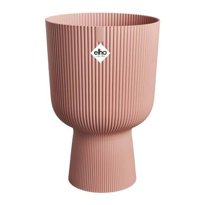 Elho Vibes Fold Coupe 30 - Bloempot voor Binnen - 100% Gerecycled Plastic - Ø 29.5 x H 44.7 cm - Delicaat Roze