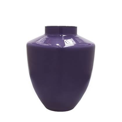 Vaas Tugela | Small | Purple - Paars | Mondgeblazen glas | Ø24,5 x H29 cm