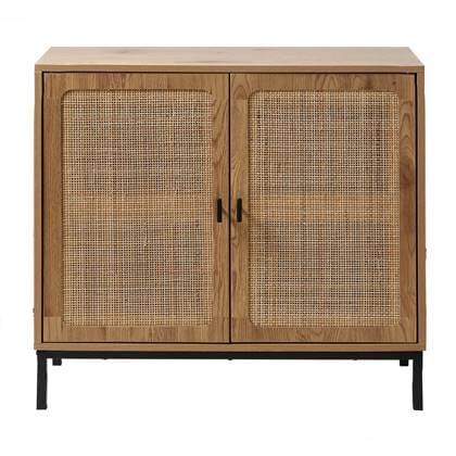 Buffet 2 Portes en Rotin Naturel L80 cm - JAYA