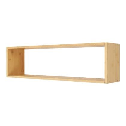 Artichok Koen Bamboe Wandplank - B 70 cm - Naturel Bruin