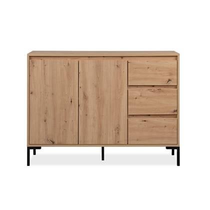 Dressoir Korina 120cm - Artisanale eik