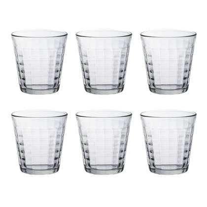 Duralex Waterglas Prisme 27.5 cl Transparant 6 stuks