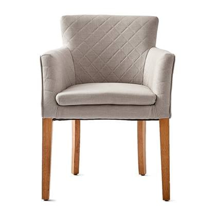 Rivièra Maison - Eetkamerstoel Waverly in F01 - Flax Linen met afmetingen 64x62x82 cm