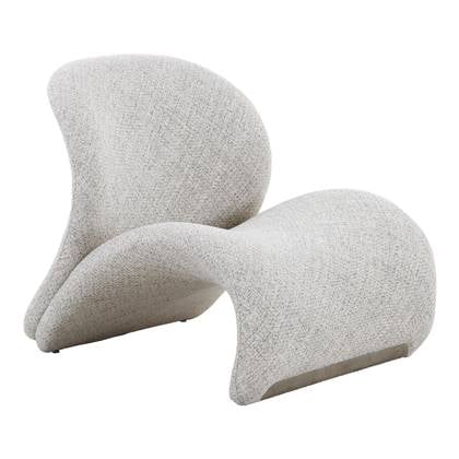 House Nordic - Fauteuil Stof|Textiel - Zandkleur - 77x82x73cm Taupe