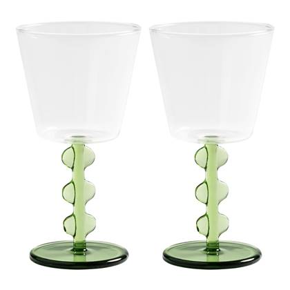 &k amsterdam Petal Wijnglas - Set van 2