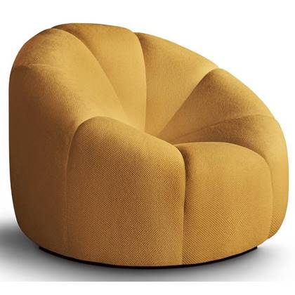 NADUVI Collection Fauteuil Plush Geel