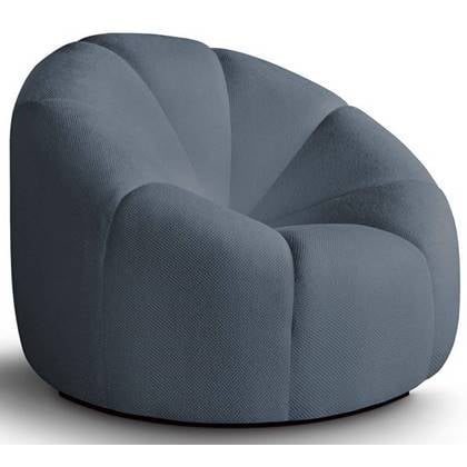 NADUVI Collection Fauteuil Plush Blauw
