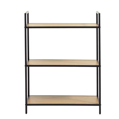 Hygge Interiors Altino H88 Boekenkast Eiken | Zwart