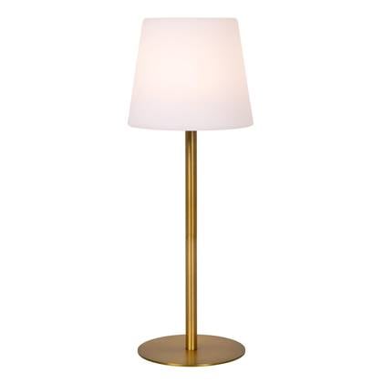 Lucide TYON Tafellamp - Mat Goud | Messing