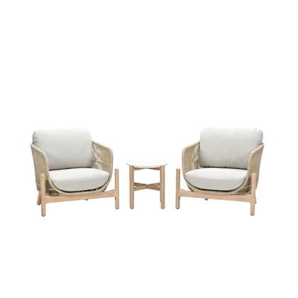Garden Impressions Talara loungeset - 3-delig - acaciahout Bruin