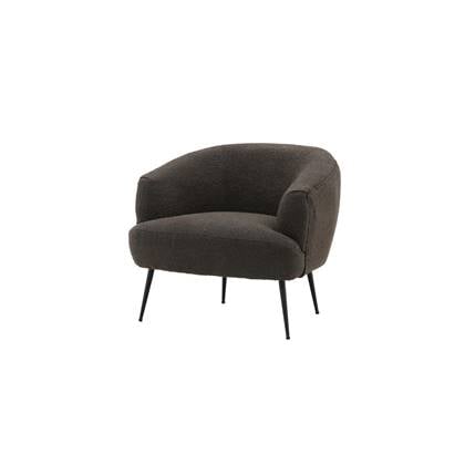 Vona fauteuil - boucle - donkergrijs