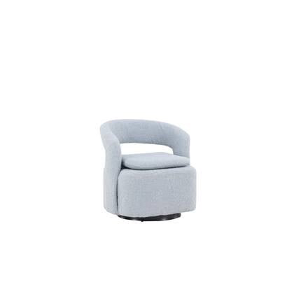 Teno draaibare fauteuil - boucle - lichtblauw