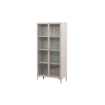 Salvo vitrinekast - 90 x 190 cm - beige