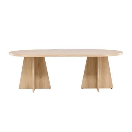 Liro deens ovale eettafel - 230 x 115 cm - naturel