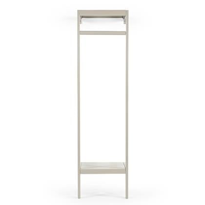 Wandkapstok Beige - Metaal - 50x40x185cm - Kapstok Manoué - Giga Meubel